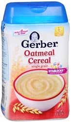 Gerber Baby Cereal Oatmeal (8 oz )