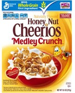 General Mills Honey Nut Cheerios Medley Cereal