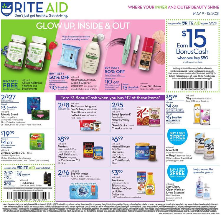 Rite Aid Ad (5/9/21 - 5/15/21) Preview